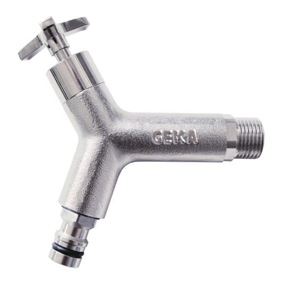 Image of Geka Plus Design-Wasserhahn - AG G1/2" - Grau - bei Hauptner.ch