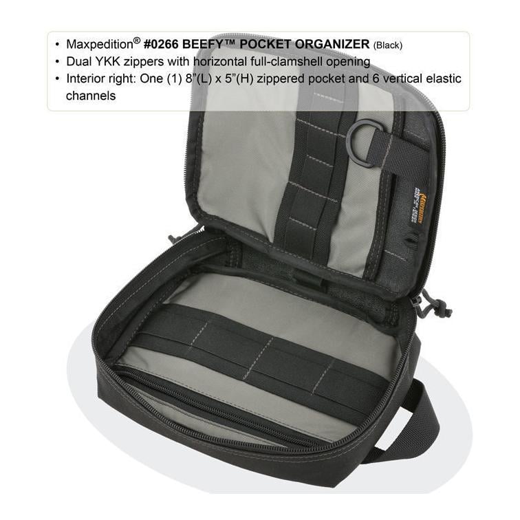 BEEFY™ Pocket Organizer - Schwarz