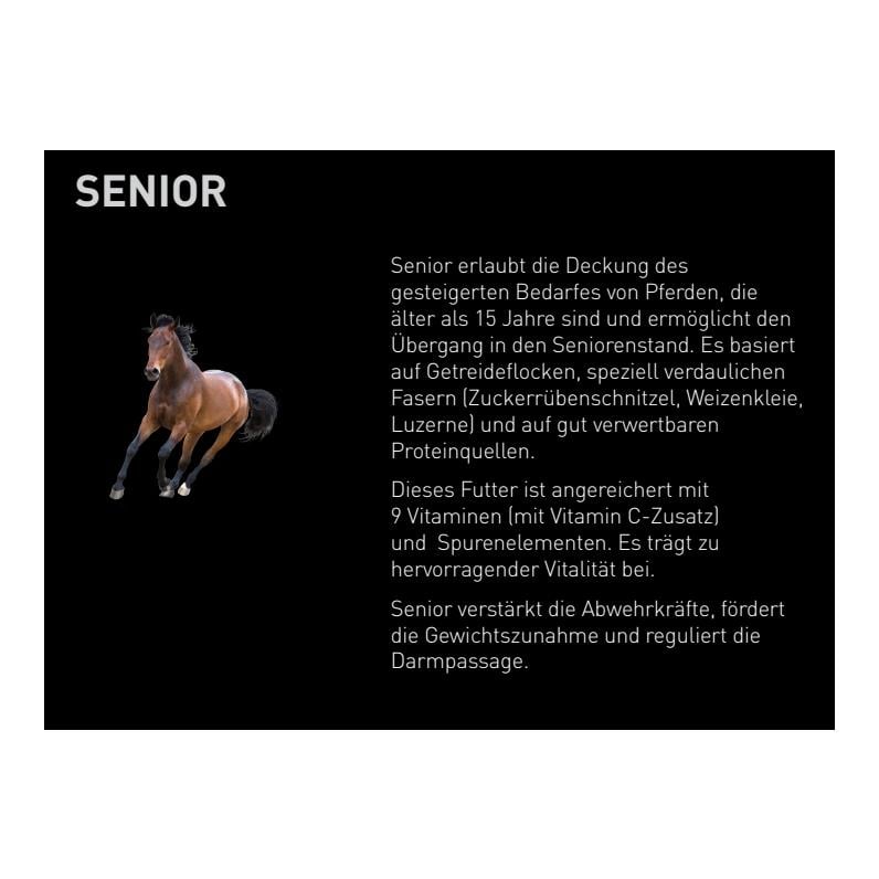 granovit Horse Senior - Senior Pferdefutter in Würfeln mit Flocken