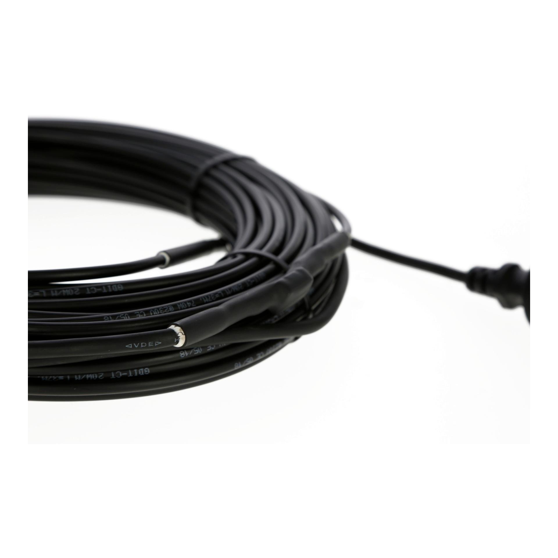 Frostschutzheizkabel für Dachrinnen mit Thermostat