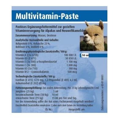Hauptner Vitaminpaste A, C, D3, E, B12, K