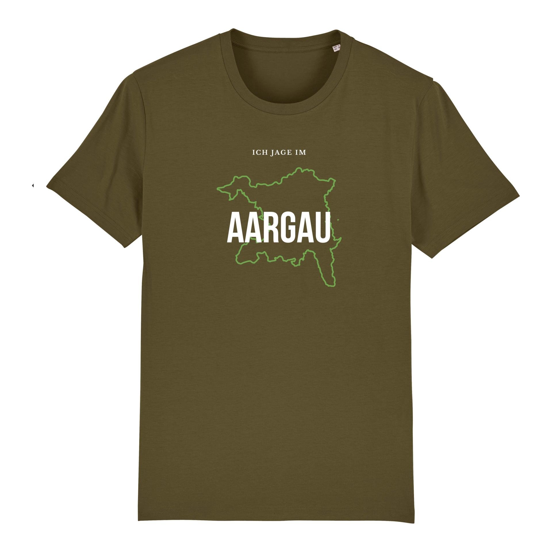 Image of Hauptner Jagd T-Shirt Ich jage im Aargau - British Khaki - bei Hauptner.ch