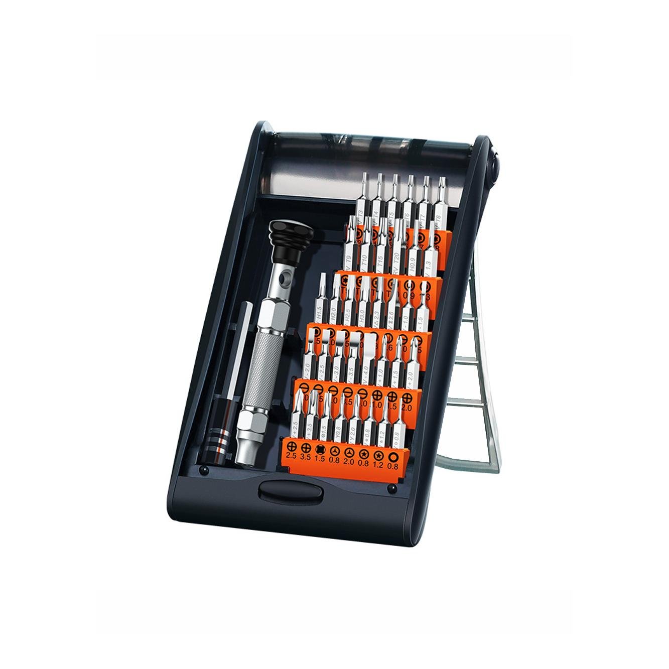 Image of Ugreen Schraubenzieher Set aus Aluminium mit 36 Aufsätzen - Schwarz bei Hauptner.ch