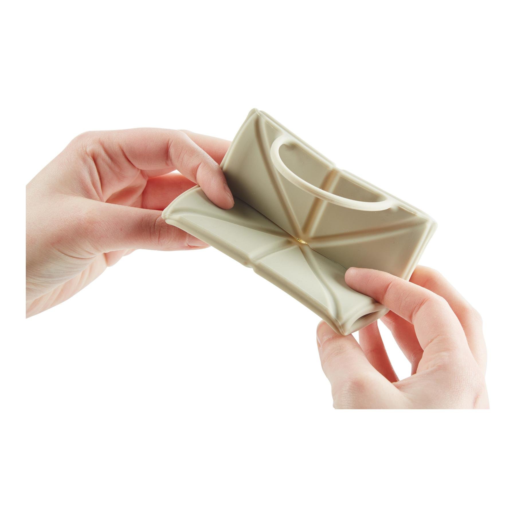 Ecuelle de voyage pliable en silicone List - beige