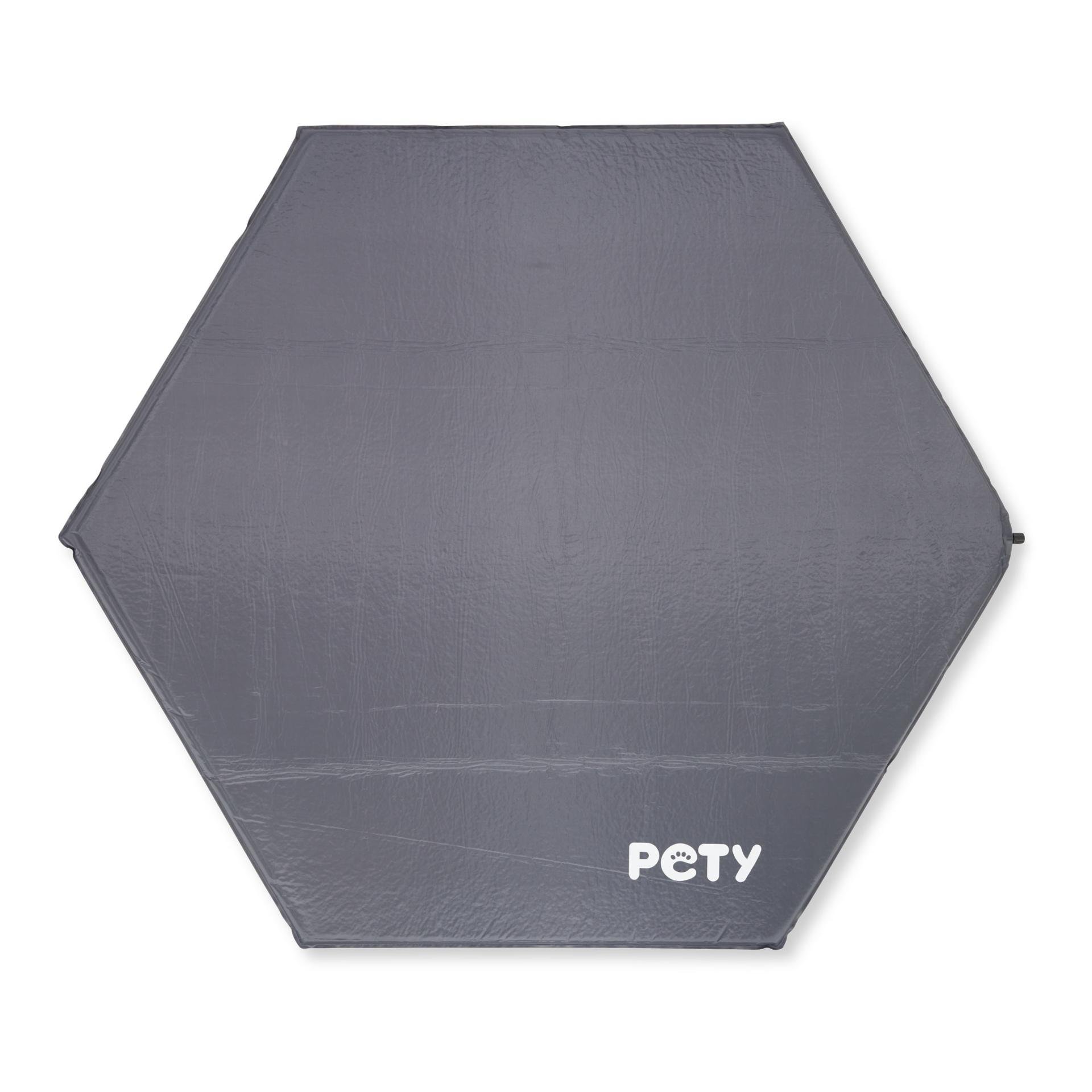 Laufstall Set klein mit Bodenmatte und Dach