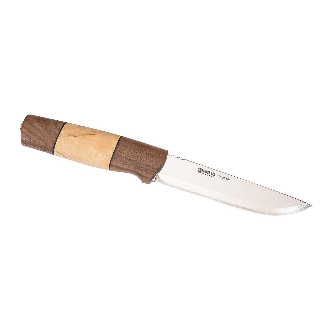 Image of Helle Jagd-/Outdoormesser Brakar - Nussbaum-Birke - Braun - bei Hauptner.ch