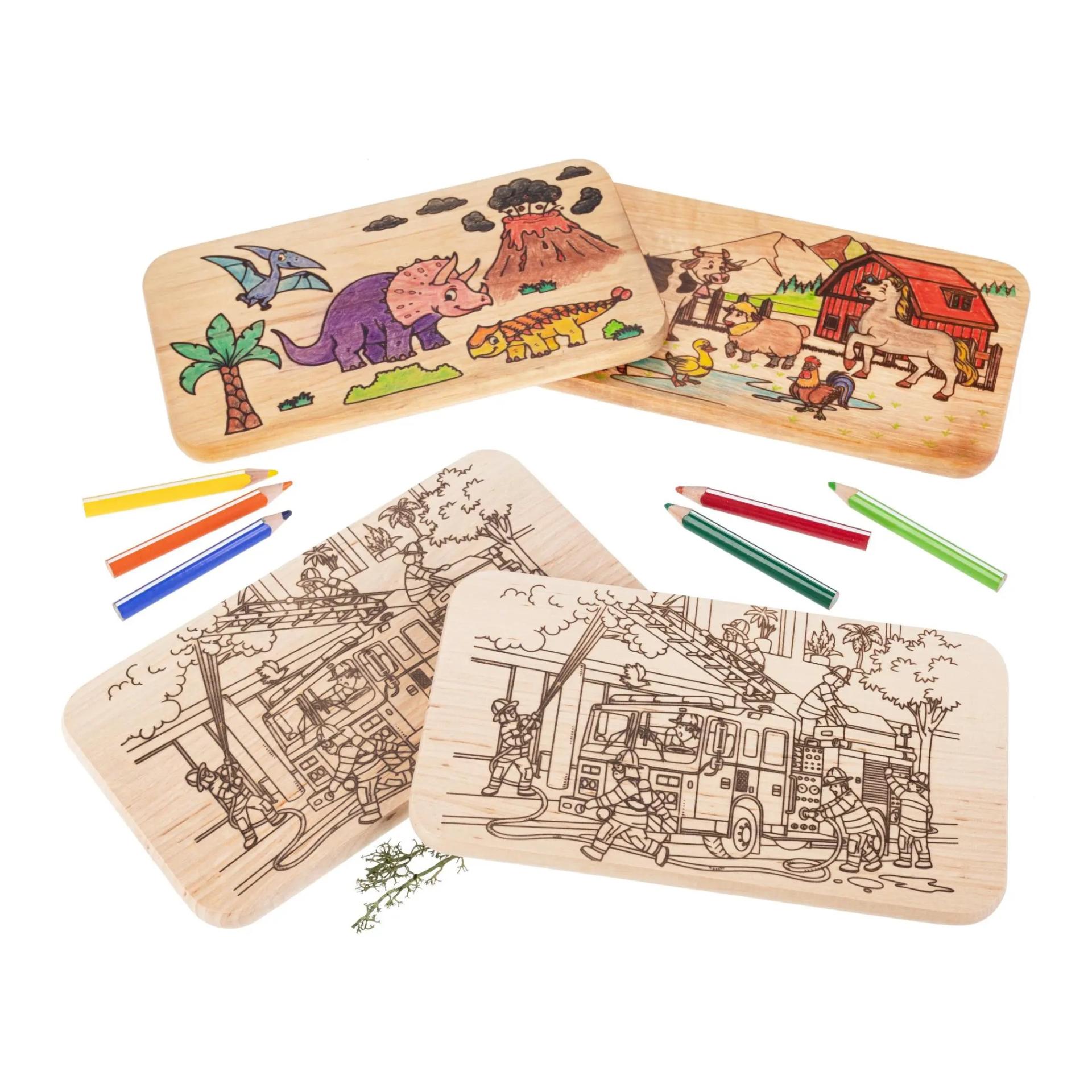 Planche de petit-déjeuner pour enfants à colorier 