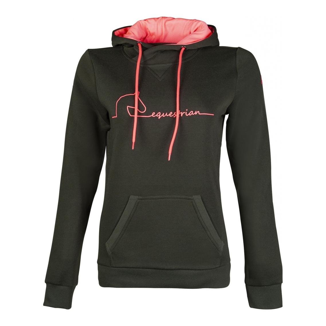 Image of HKM Hoody Equestrian Damen - jagdgrün bei Hauptner.ch