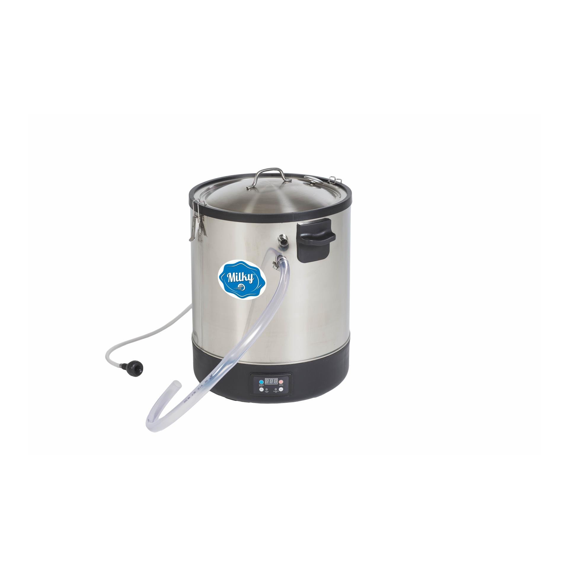 Image of Milky Midi Pasteurisator, Käse- und Joghurtkessel FJ 30 - 30 Liter - Silber/Grün - bei Hauptner.ch