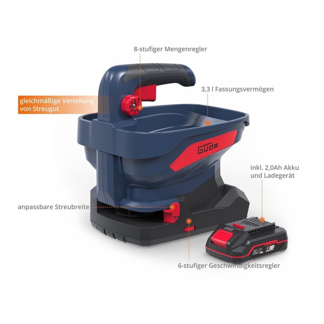 Akku Universalstreuer GUS 18-201-05