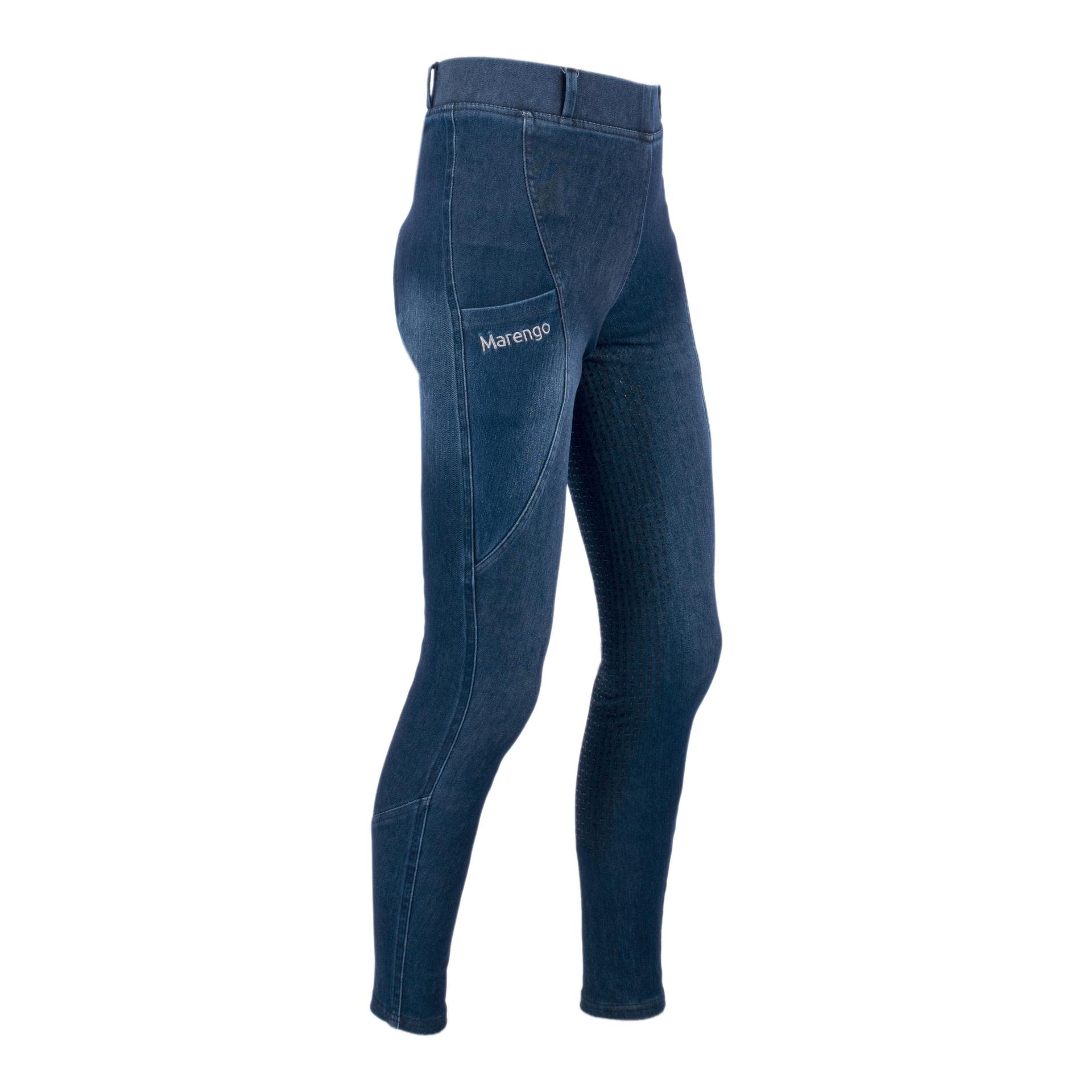 Reitleggings Jeans Fullgrip Damen