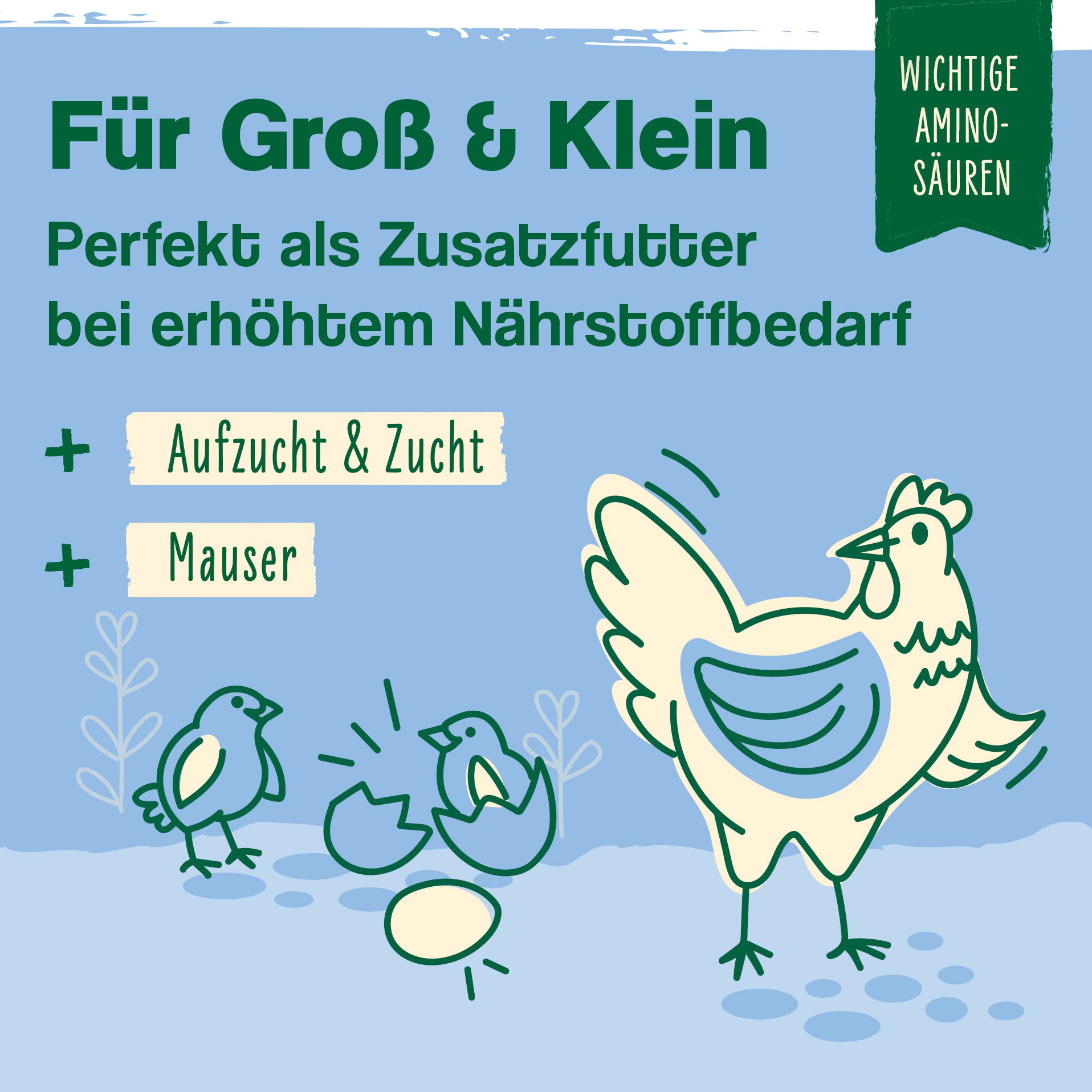 IdaPlus Geflügel Bierhefe Vitabrew - Futterergänzung für Geflügel