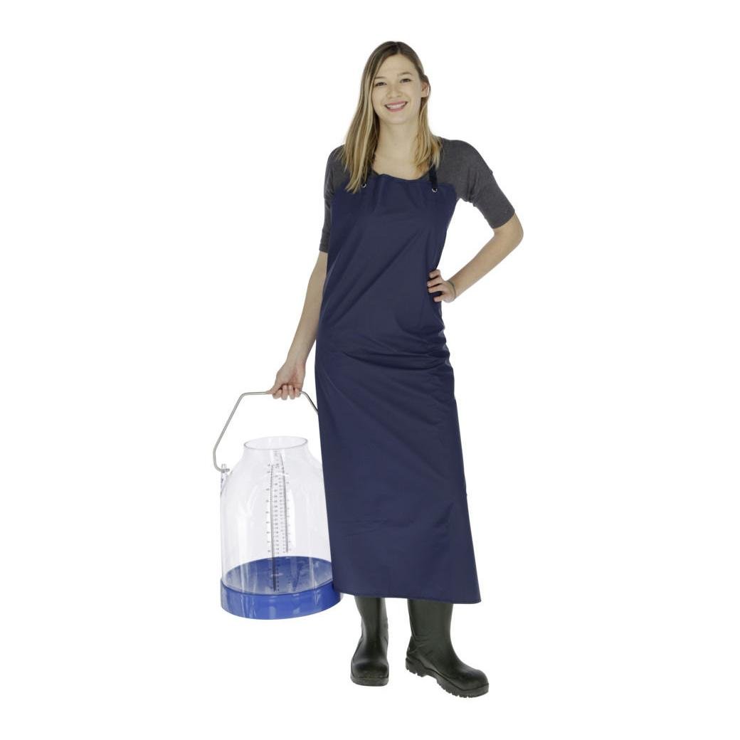 Melk- und Waschschürze - blau