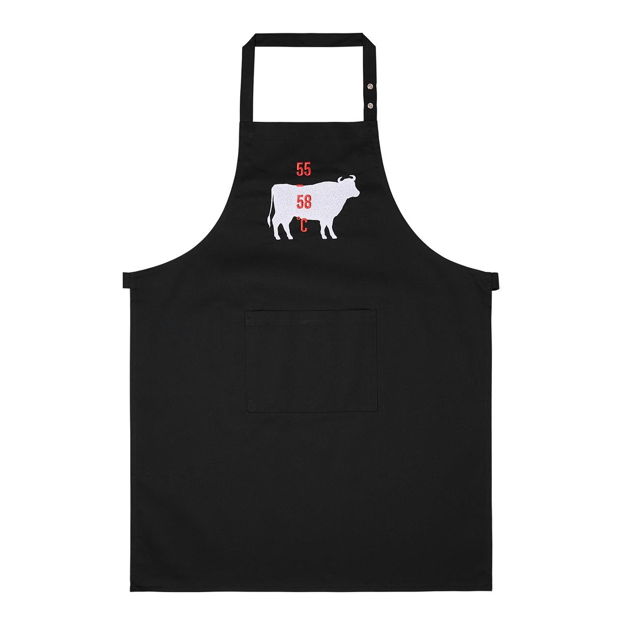 Image of Hauptner Schürze Kerntemperatur Rind - schwarz bei Hauptner.ch