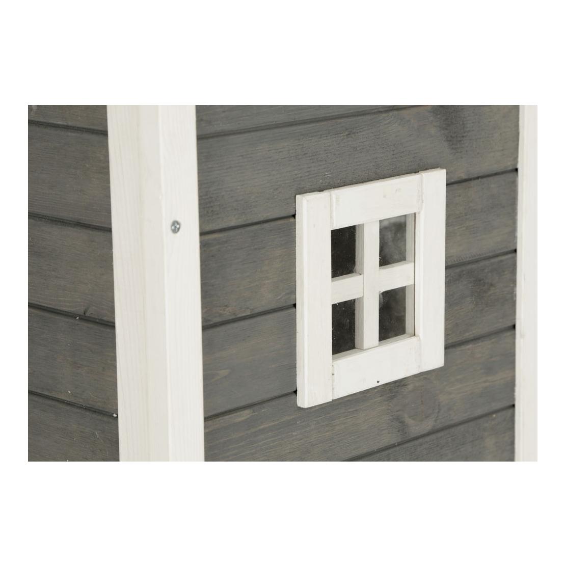 Katzenhaus Family - grau/weiss