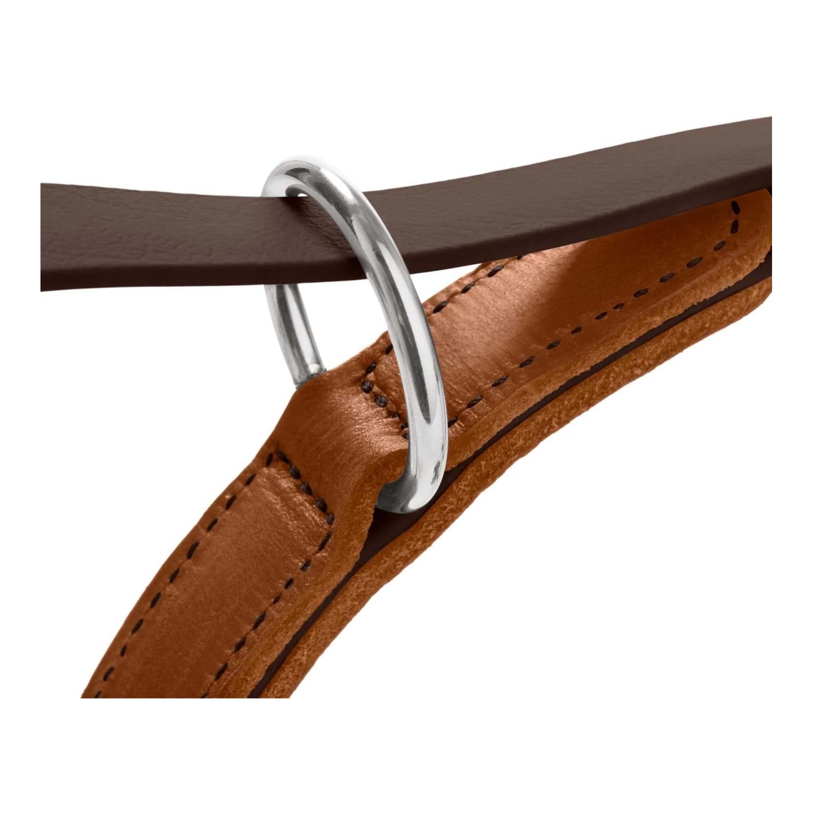 Verstellbare Führleine Wolmar BioThane® x Leder