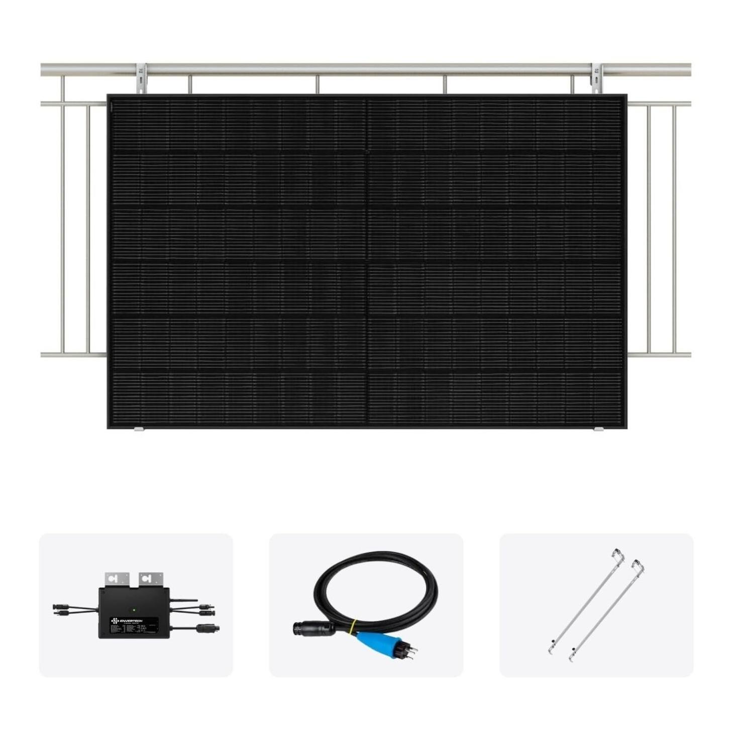 LightMate Hook - Balkonkraftwerk für die Geländermontage