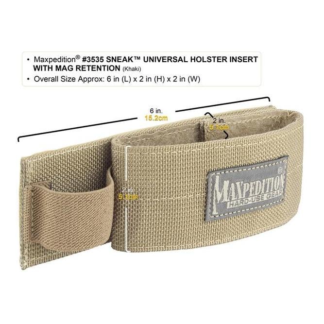 SNEAK™ Universal Holster Insert mit MAG Halterung - Khaki