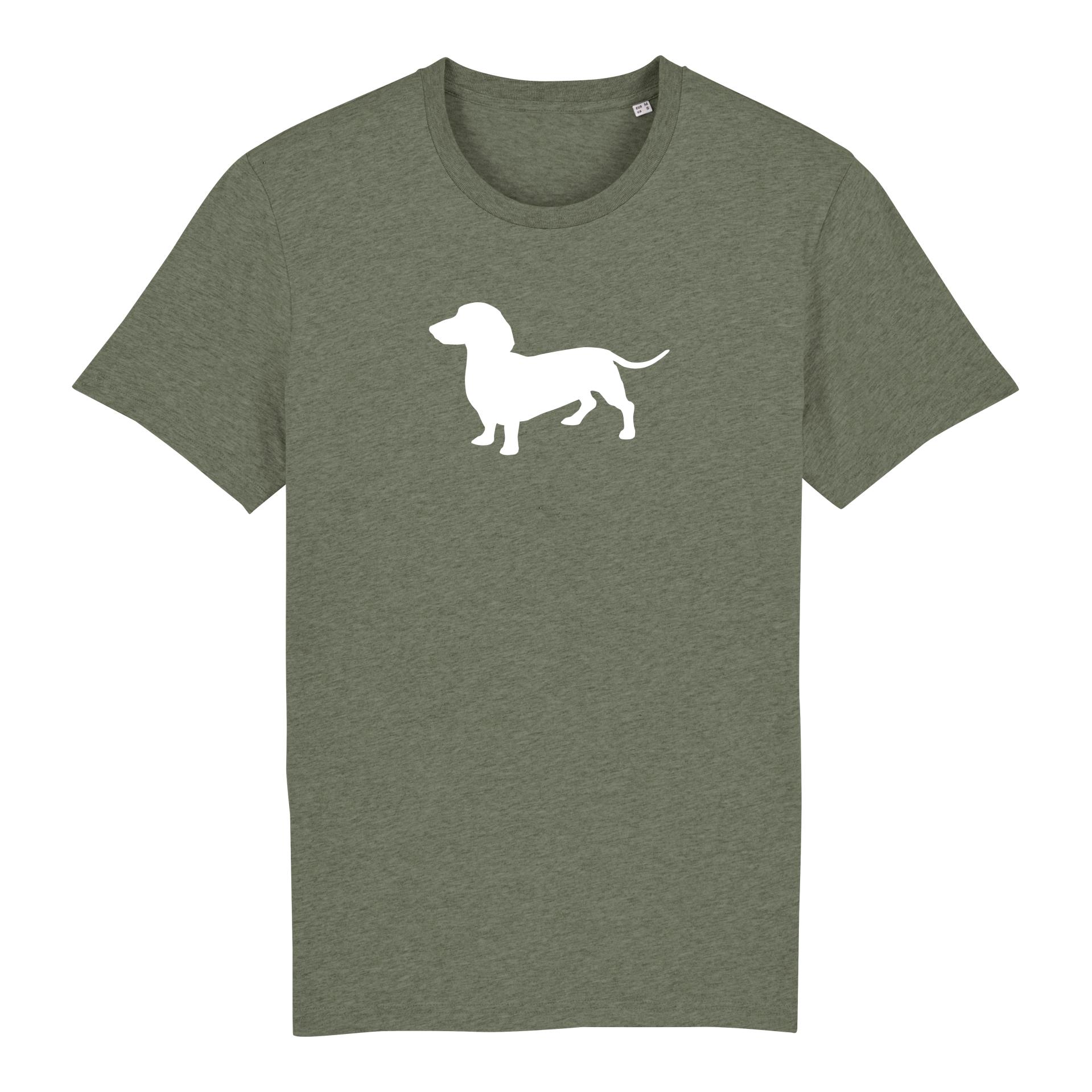 Image of Hauptner Jagd T-Shirt Dackel gross - Mid Heather Khaki - bei Hauptner.ch