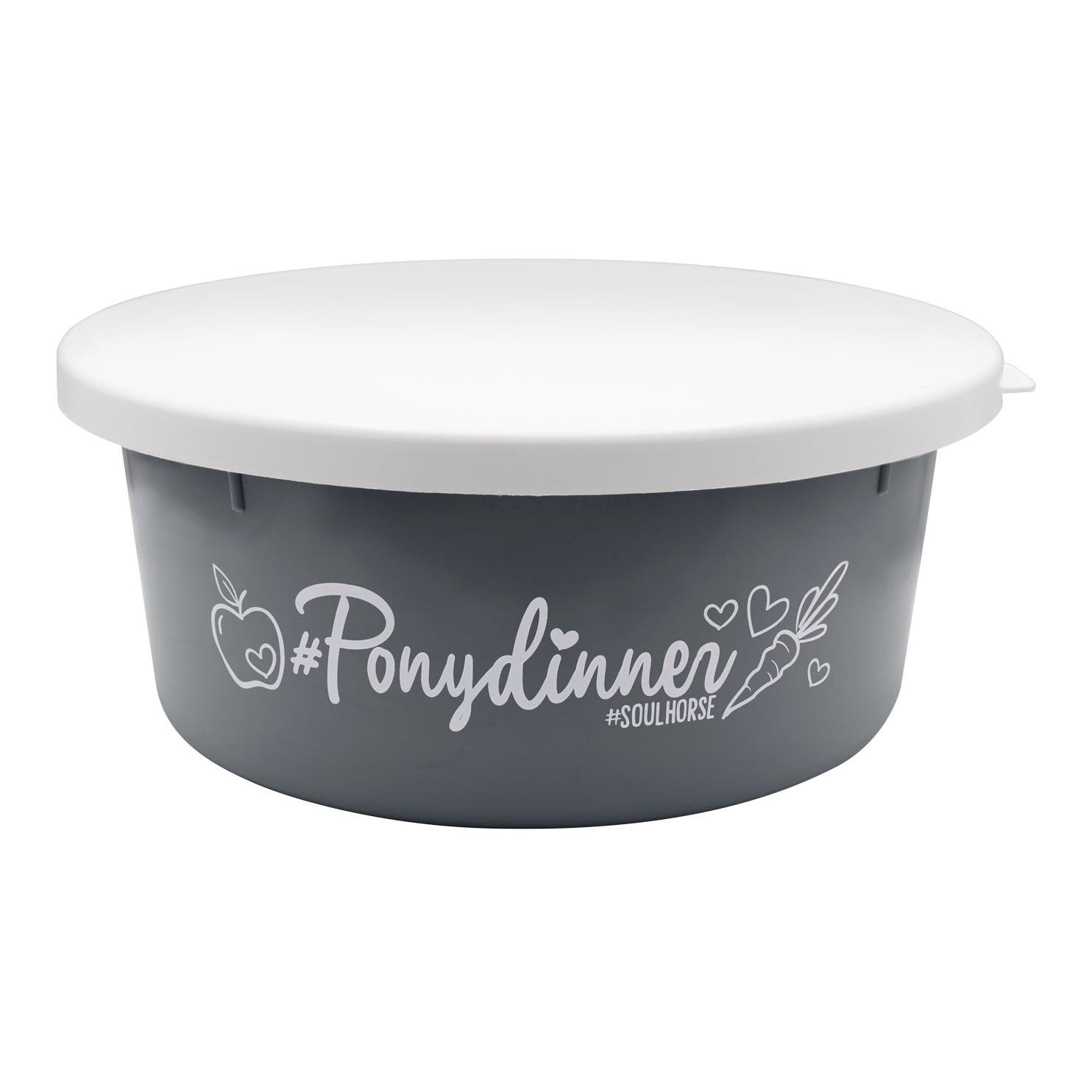 Image of Soulhorse Futterschüssel "Ponydinner" - Graphite - bei Hauptner.ch