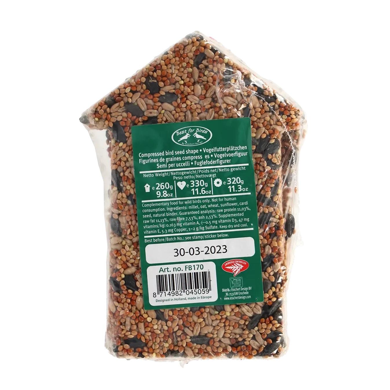 Vogelfutterplätz sortiert