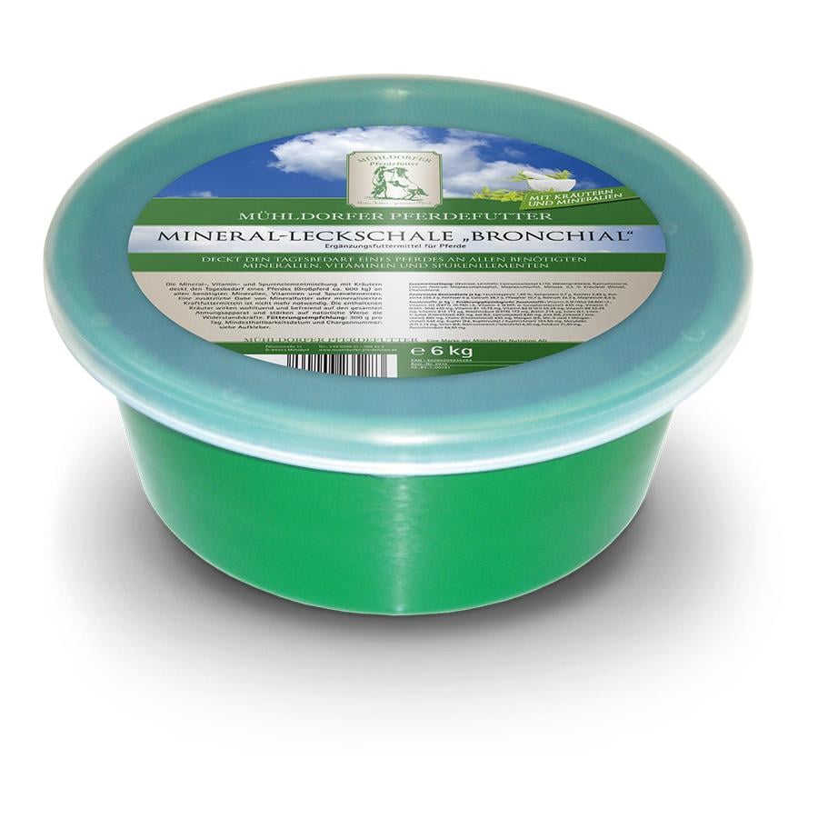 Image of Mühldorfer Pferdefutter Mineral - Leckschale "Bronchial" bei Hauptner.ch