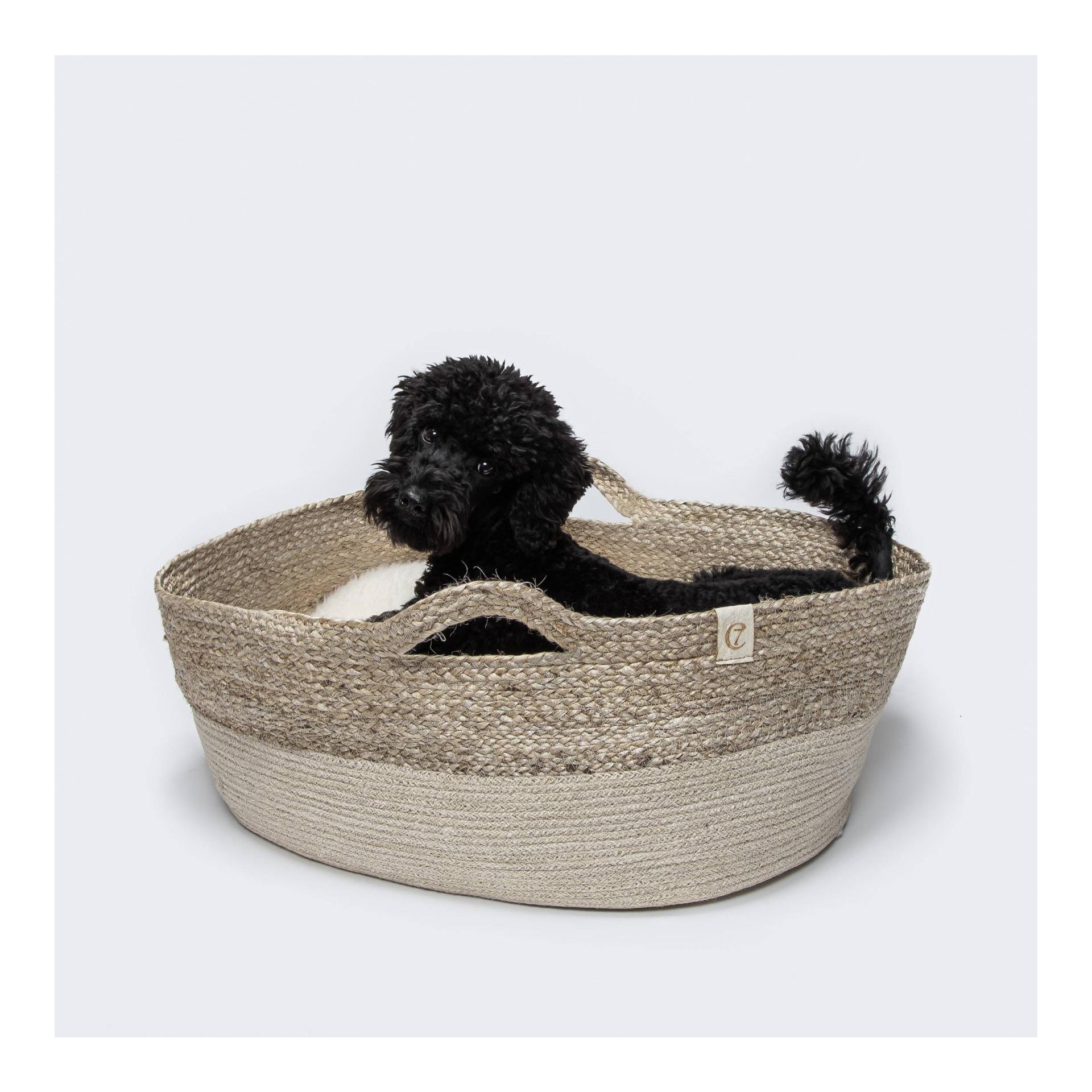 Hundebett Cuddly - ecru