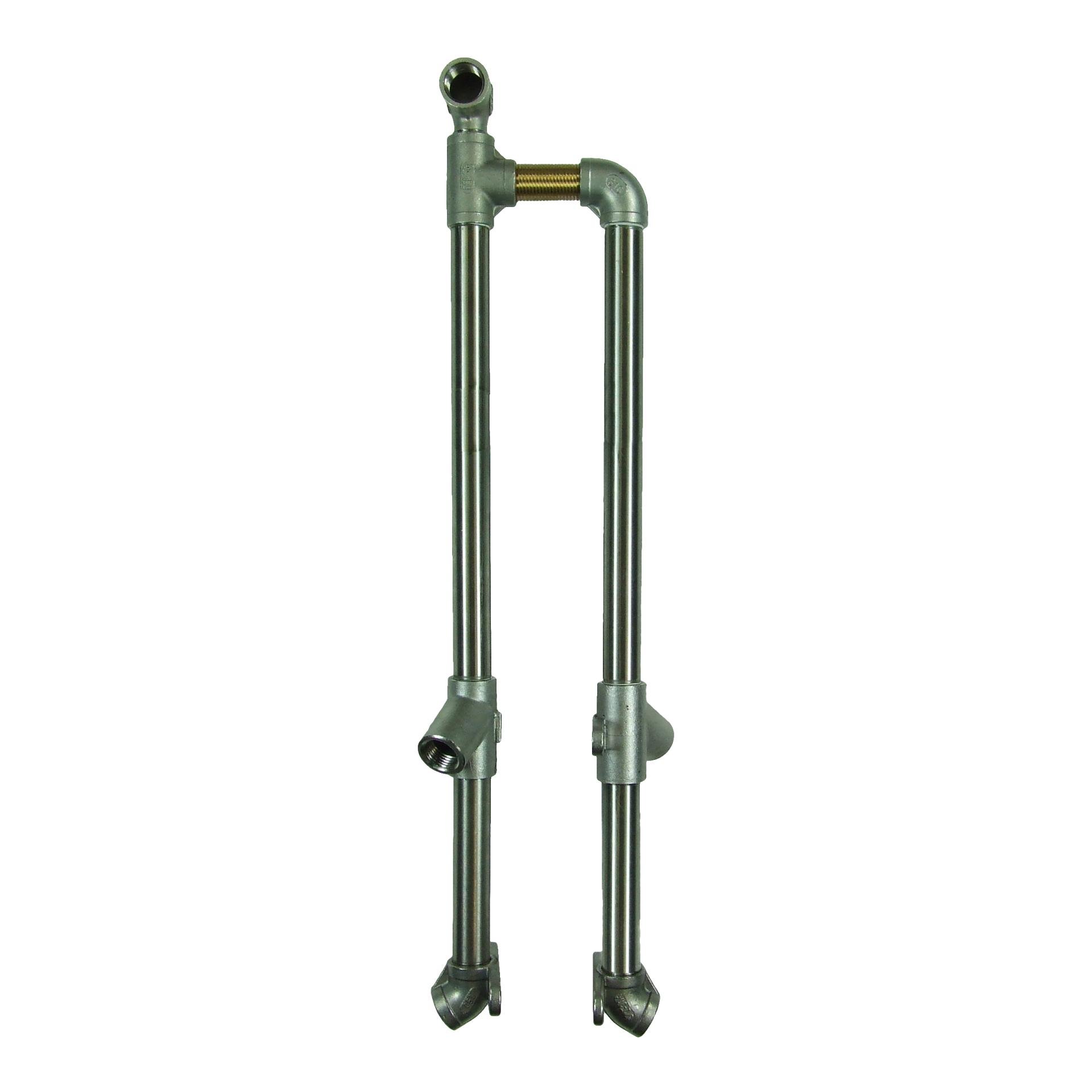 Image of Suevia Edelstahlrohr VA ½" Trennwand, für Beissnippel, 4 Abgänge IG bei Hauptner.ch