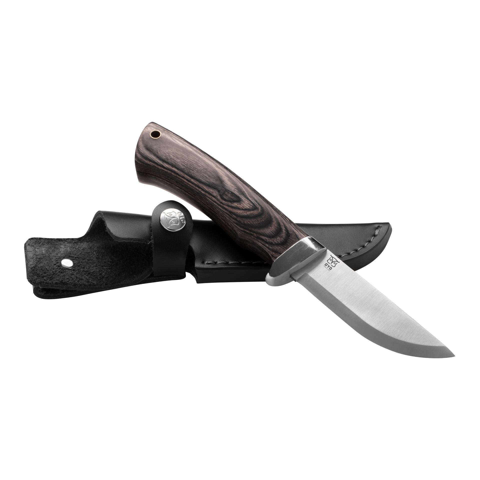 TUV - Jagd/Outdoormesser mit Lederscheide