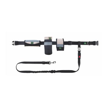 Image of Hunter Jogginggurt Tacoma Active mit elastischer Leine - schwarz/beige bei Hauptner.ch