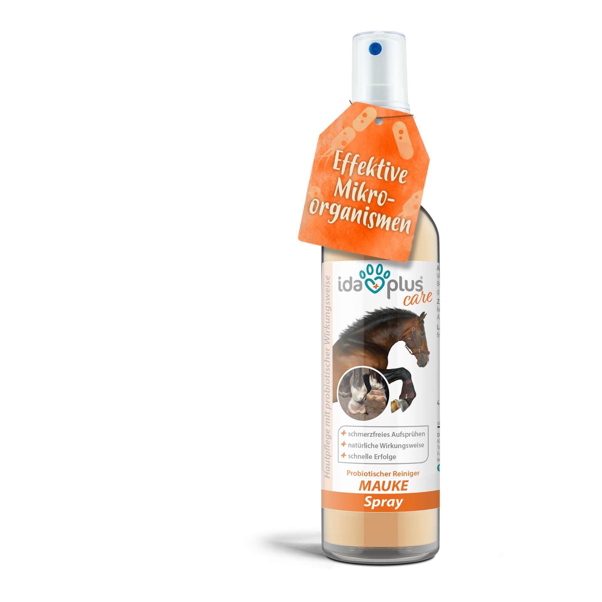 Mauke Spray für Pferde - schnelle Hilfe bei Mauke, Strahlfäule & Ekzemen 