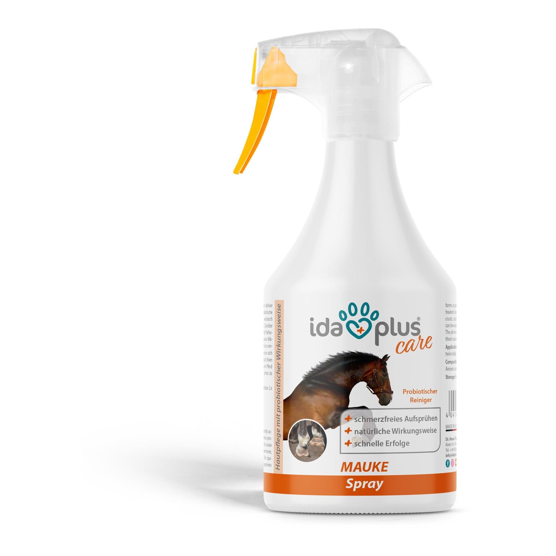 Mauke Spray für Pferde - schnelle Hilfe bei Mauke, Strahlfäule & Ekzemen 