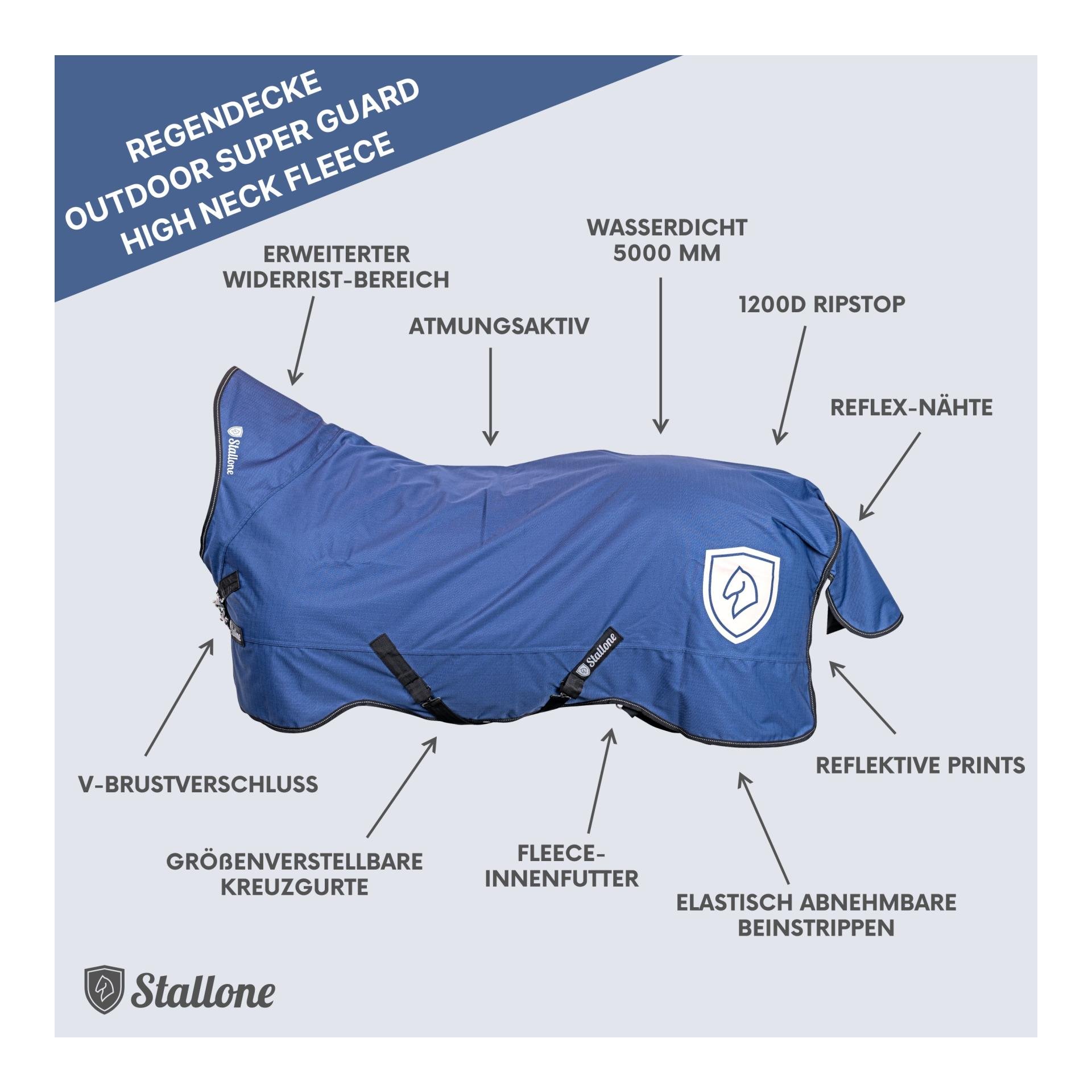 Regendecke Outdoor Super Guard High Neck Fleece