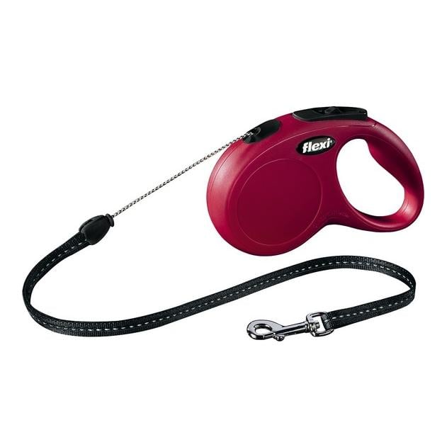 New CLASSIC Auszugsleine mit Seil - rot