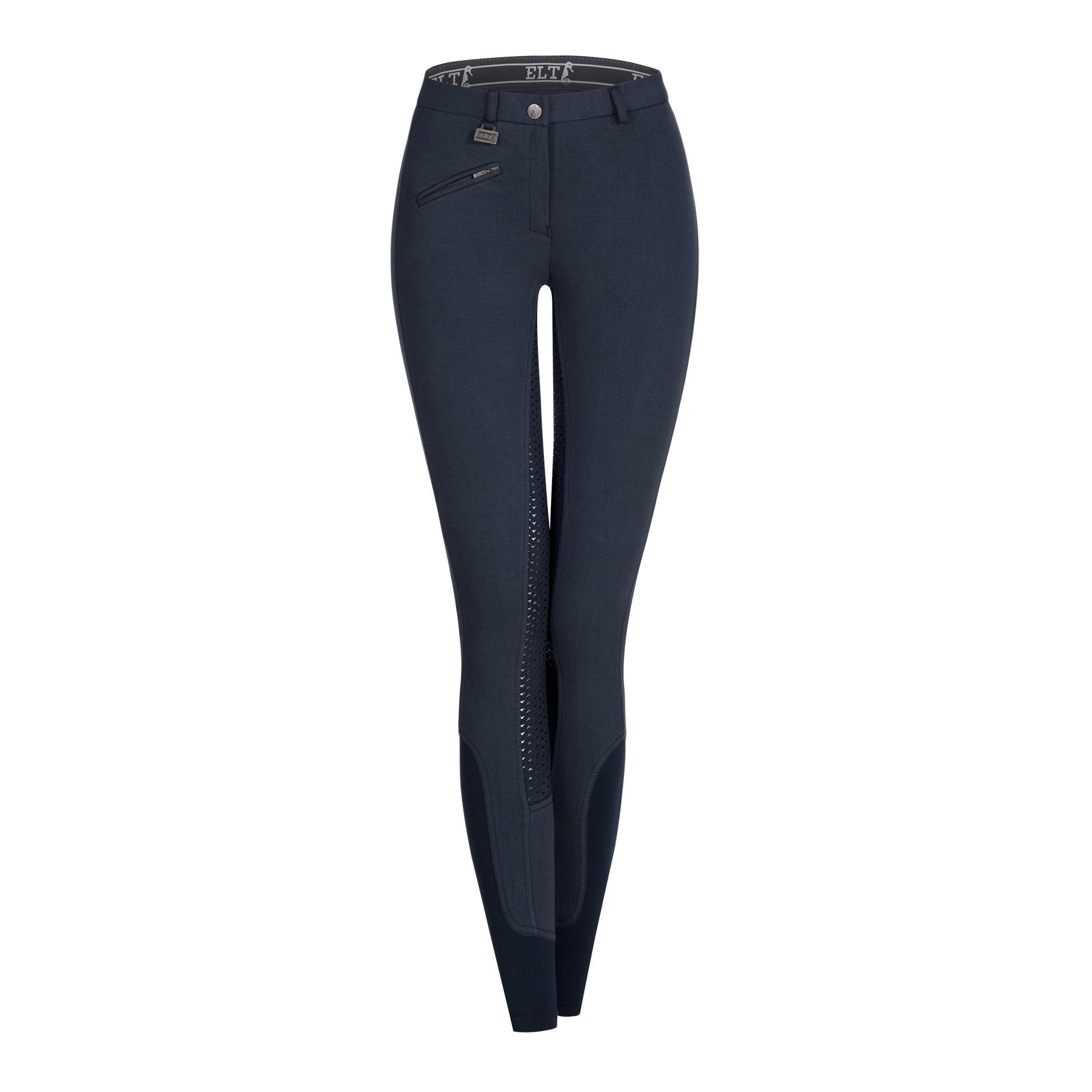 Reithose Fun Sport Vollgrip Damen - nachtblau