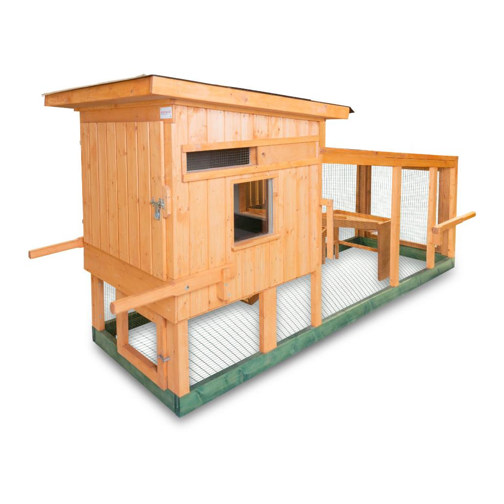 Hauptner Meerschweinchen- und Kaninchenstall "Bio" - mit Auslauf