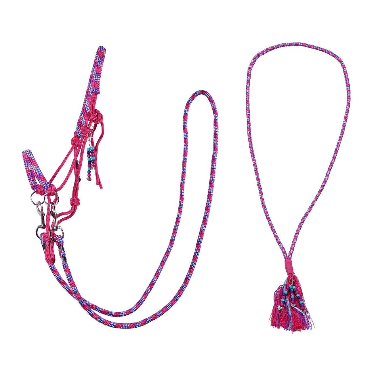 Knotenhalfter Kombi Liberty - fuchsie