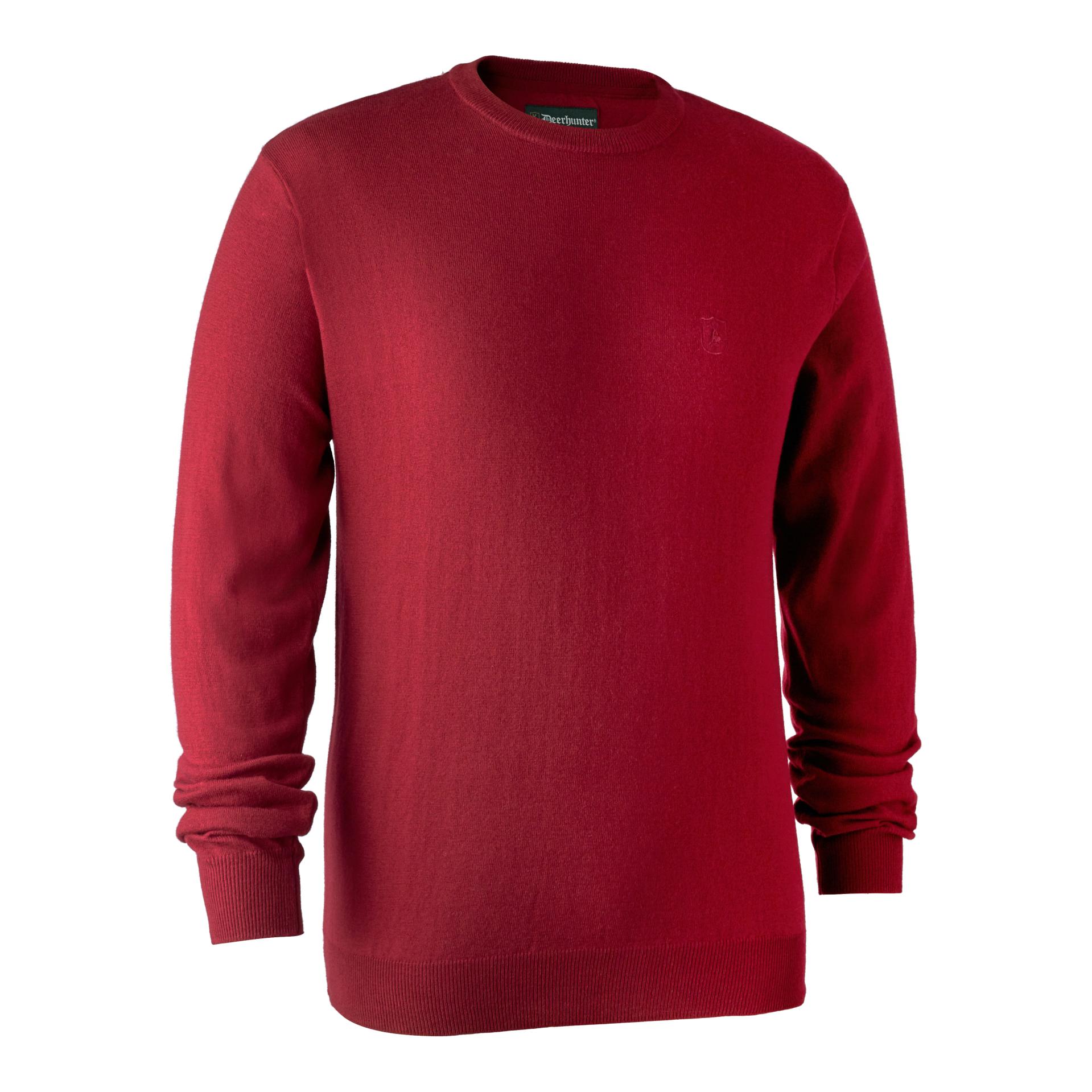 Image of Deerhunter Kingston Pullover mit Rundhals - Red bei Hauptner.ch