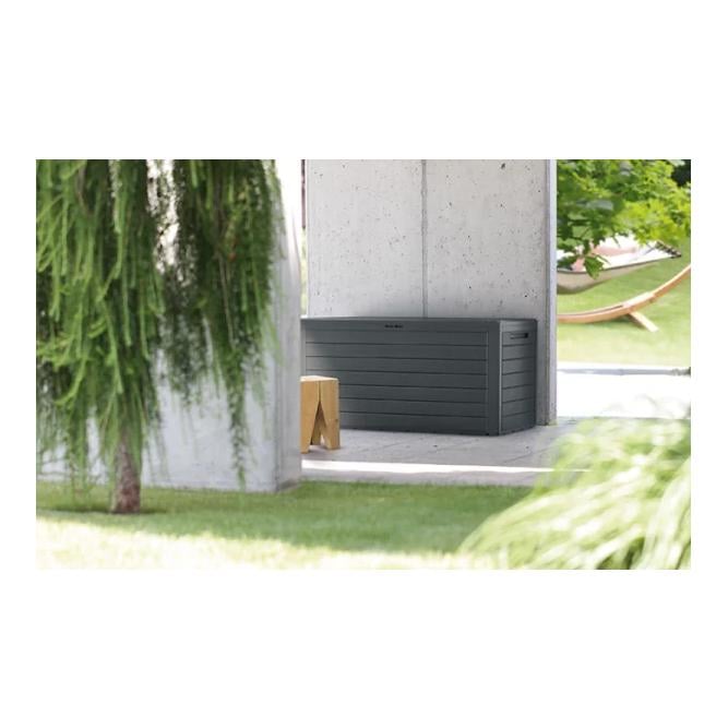 Gartentruhe Woodebox anthrazit