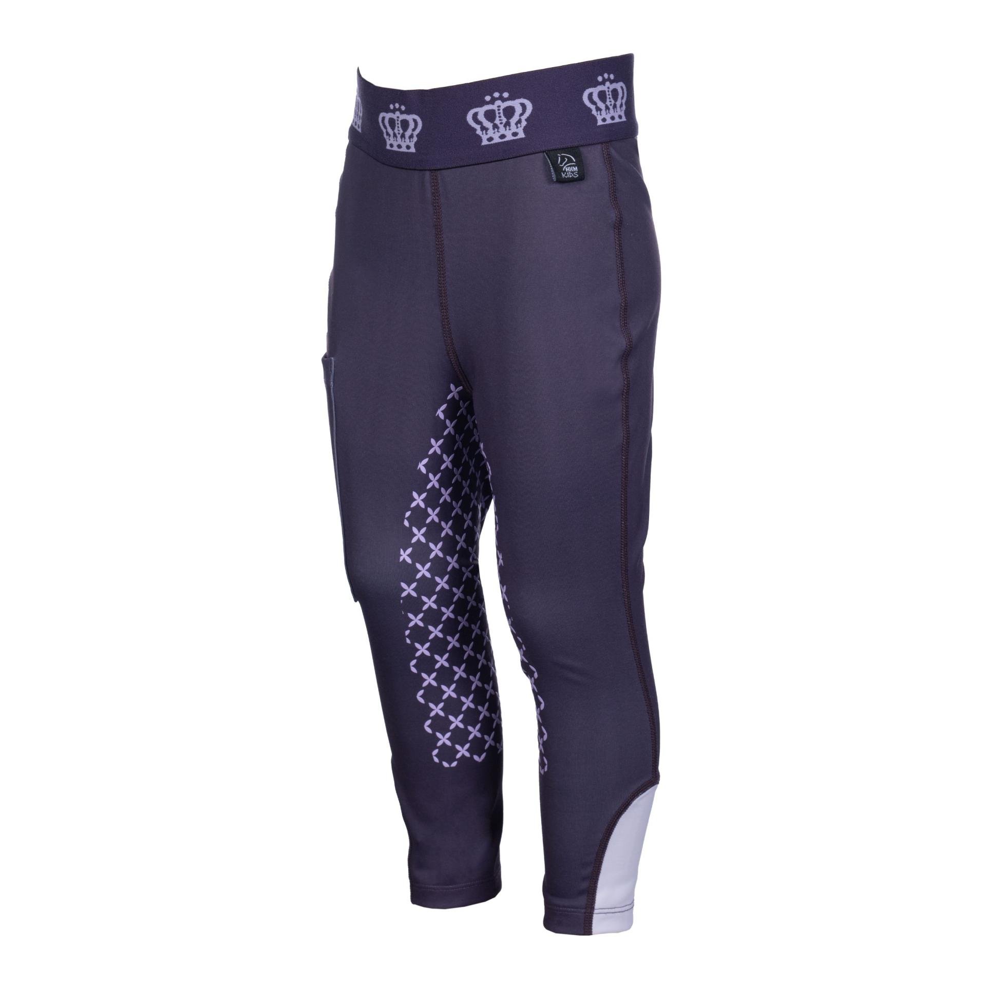 Kinder Reitleggings Lola Silikon-Kniebesatz