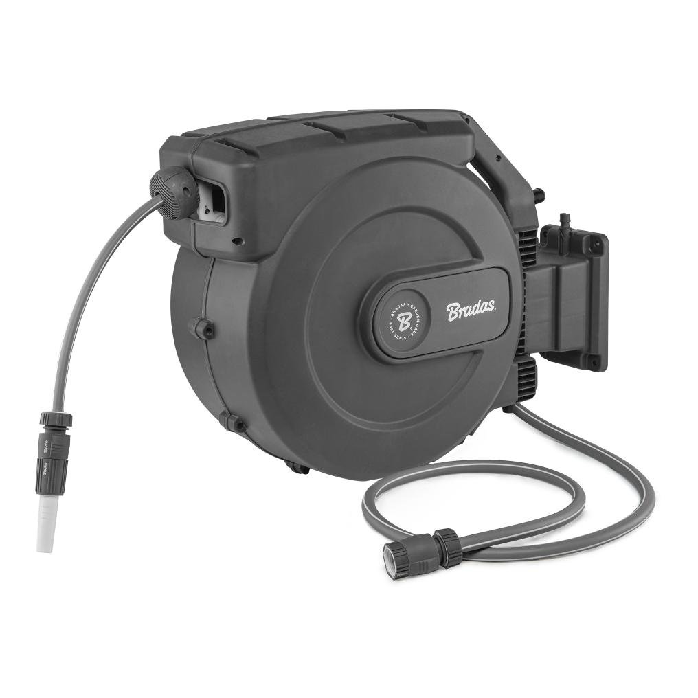 WHITE LINE Automatischer Aufroller mit 1/2" Schlauch - 50m und Zubehör