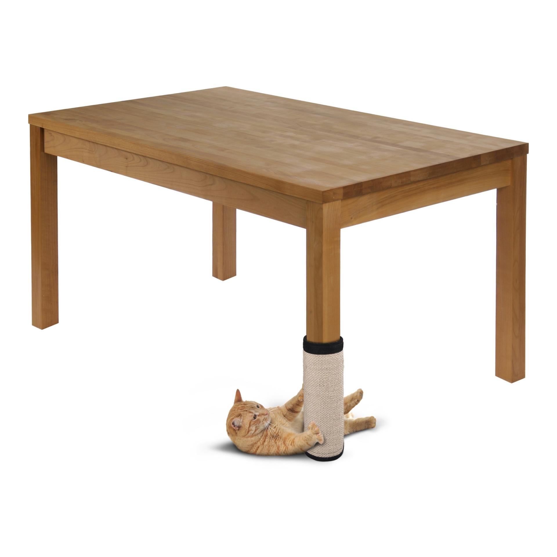 Kratzmatte beige und schwarz