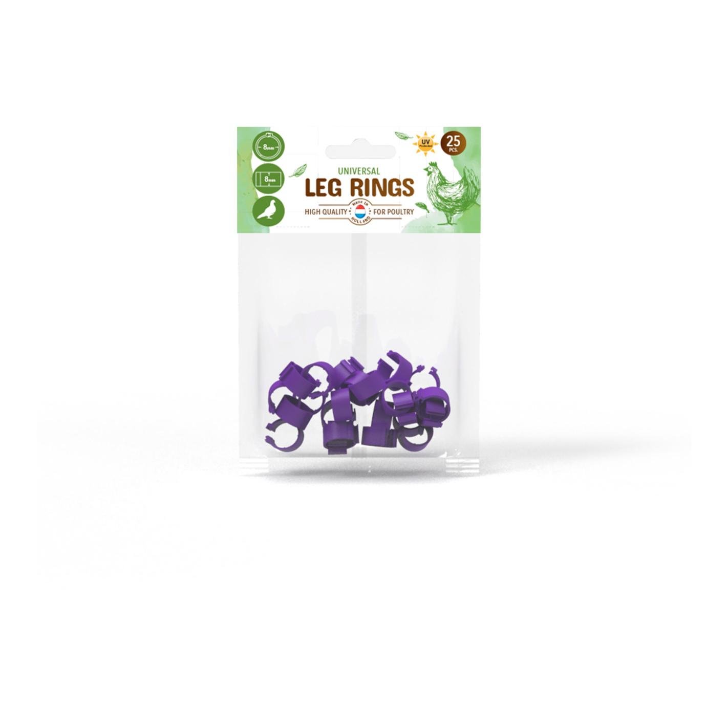 Hühnerfussringe 25 Stk.