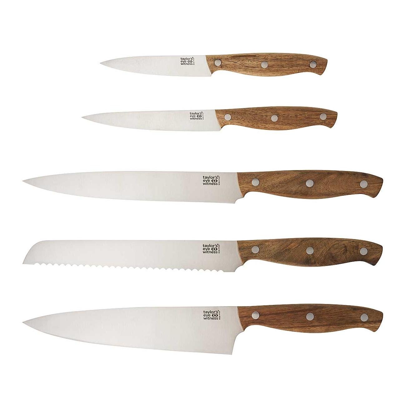 Image of Taylor's Eye Witness Küchenmesser-Set, 5-teilig 363000 - Braun - bei Hauptner.ch