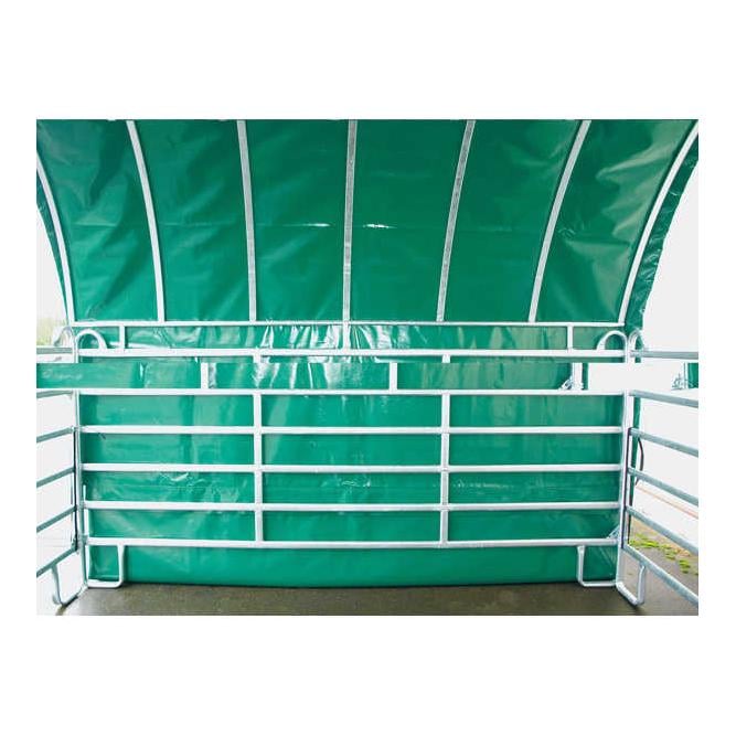 Growi®-Rundbogen-Weidezelt 3,60 x 3,60 x 3,25 m OHNE PANELS