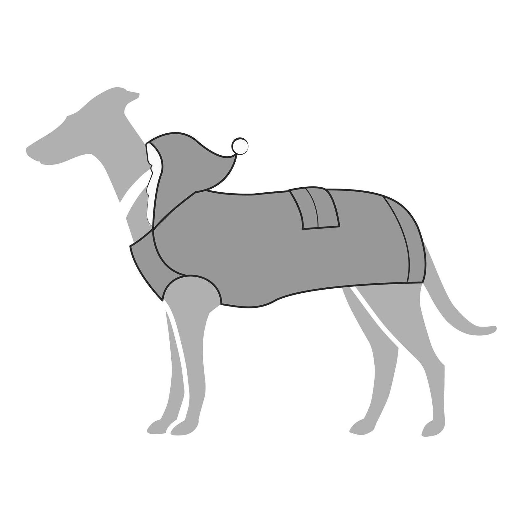 Hundepullover Rögla - grau