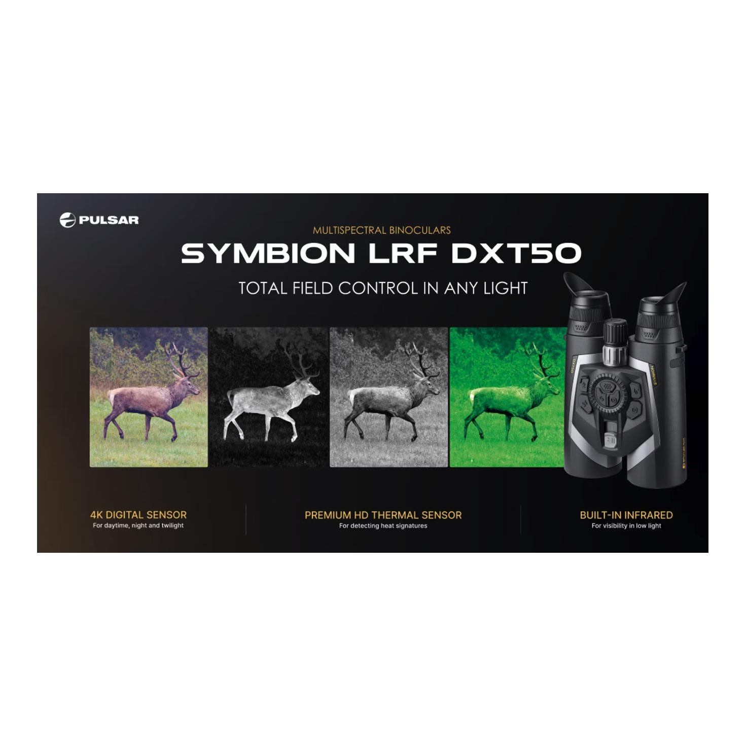 Pulsar Symbion LRF DXT50 1280x1024 - Multispektrales Fernglas