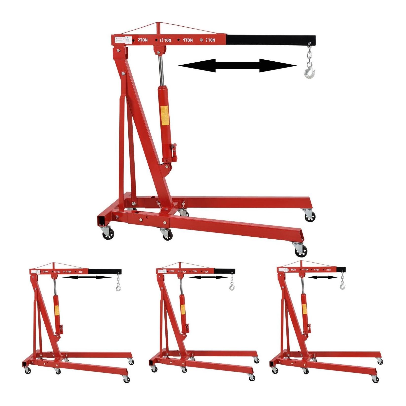 Grue d’atelier hydraulique