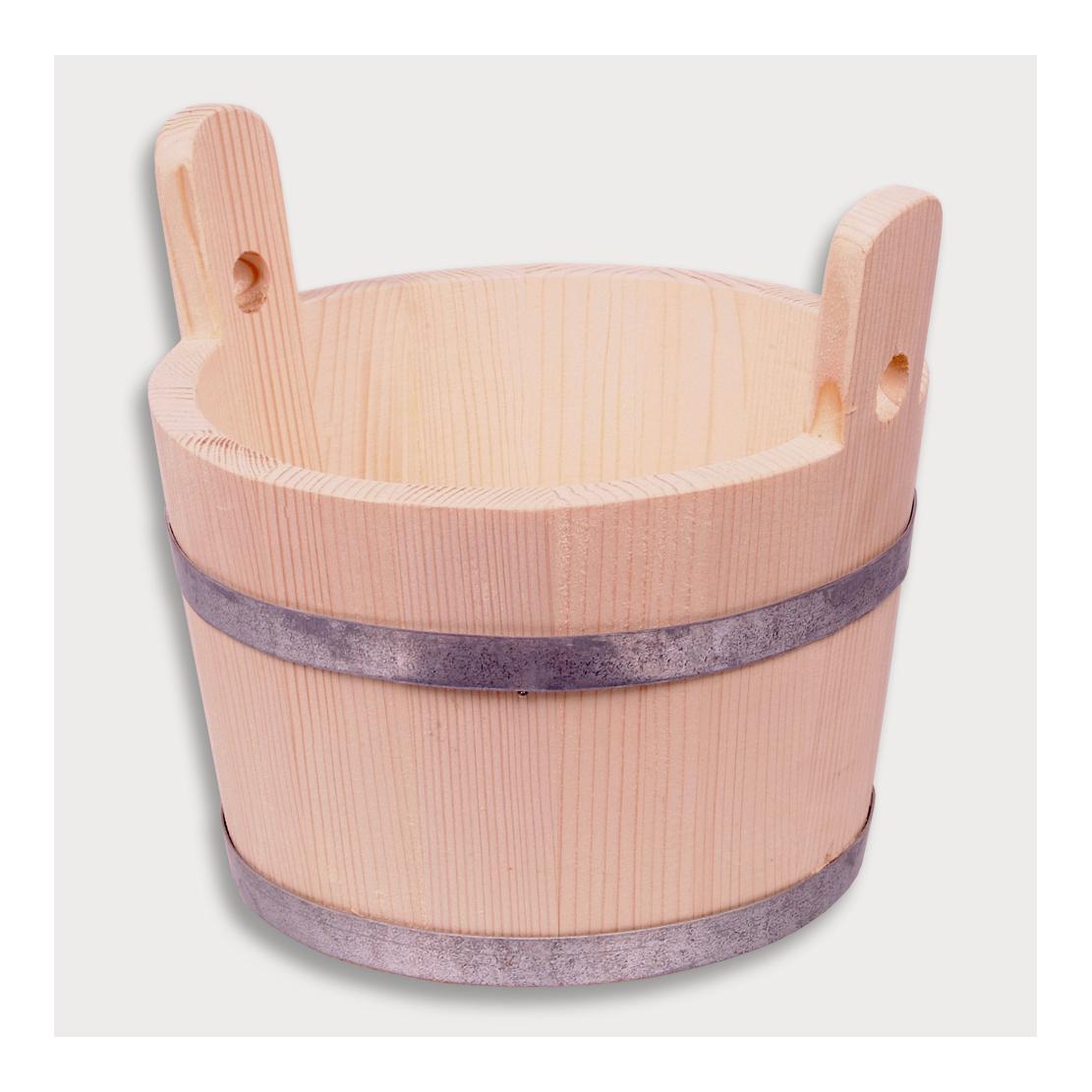 Bottich trichterförmig aus Holz