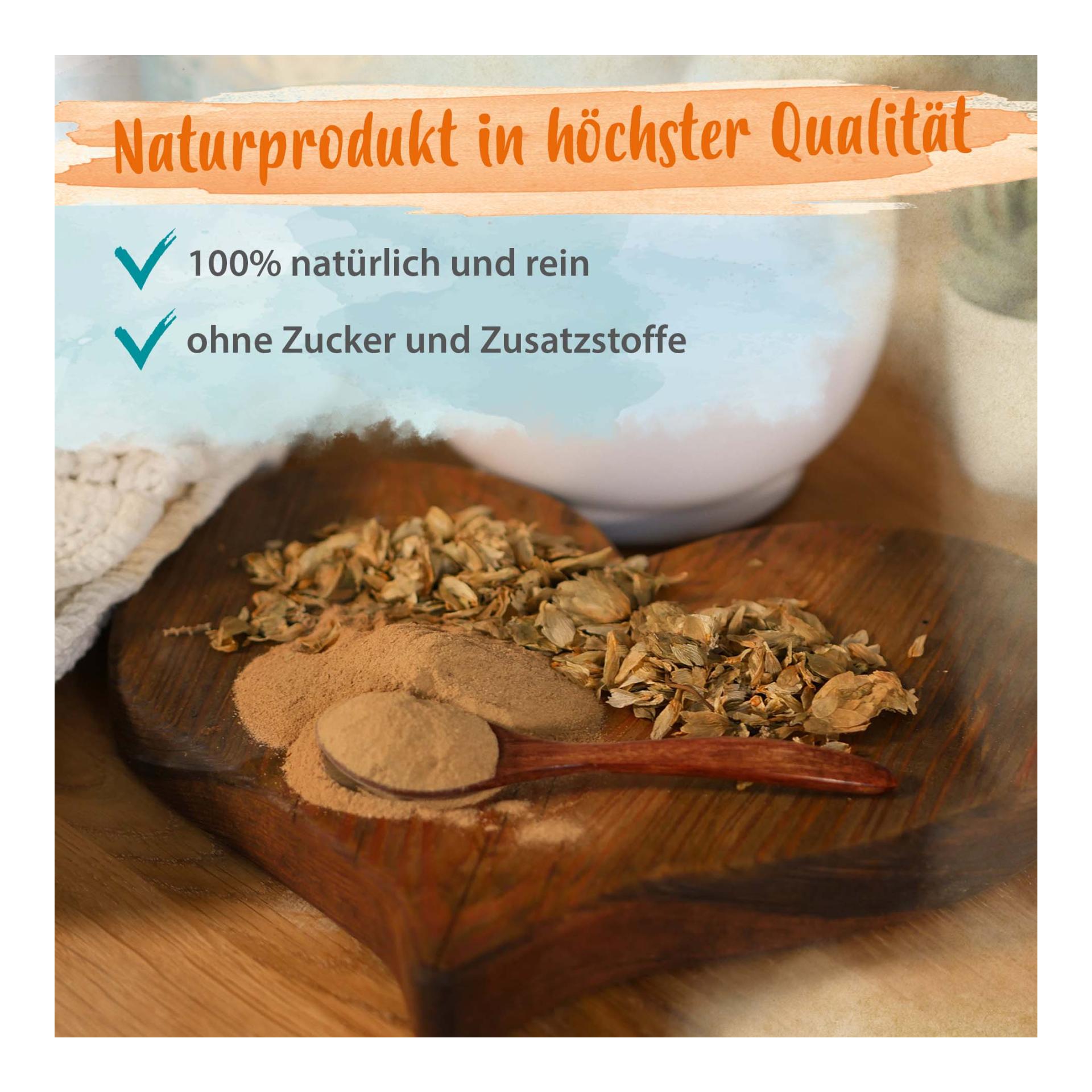 Bierhefe Pulver - Futterergänzung für glänzendes Fell & kräftige Haut